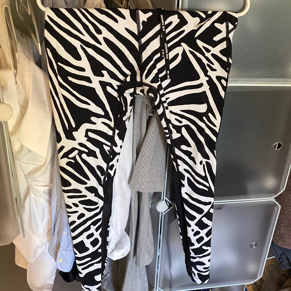 Nike Dri-Fit leggings zebra or palm tree patterns